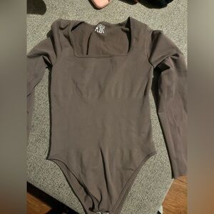 Long sleeve bodysuit.